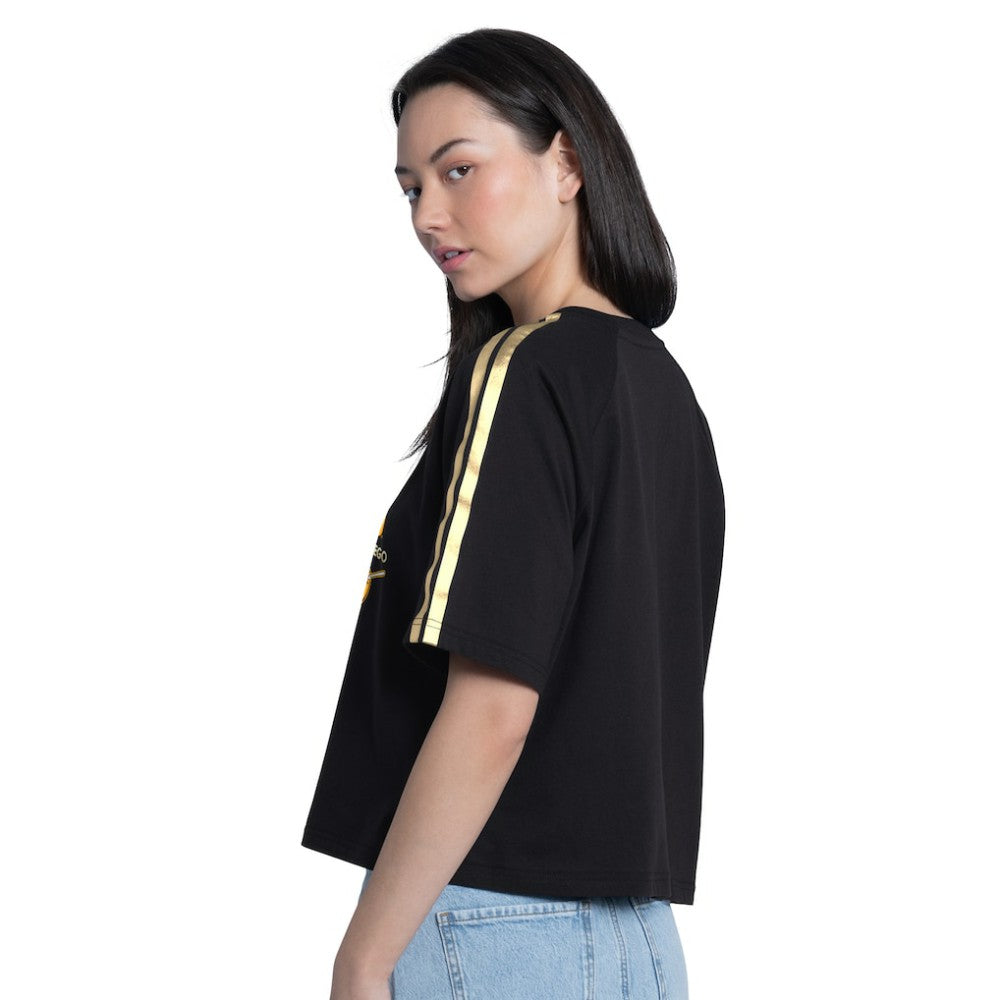 Black San Diego Padres G-III 4Her by Carl Banks Women's Classic Play Cropped T-Shirt