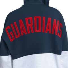 Navy/Heather Gray Cleveland Guardians Starter Women's Wishbone Full-Zip Hoodie