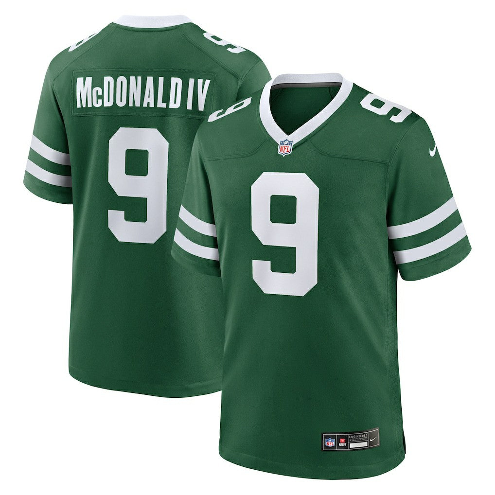 Will McDonald IV  Team Game Jersey - New York Jets Jerseys