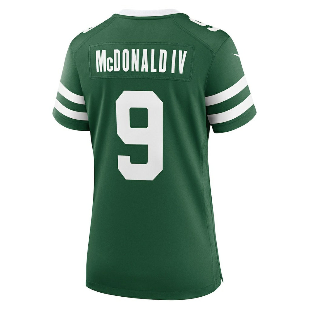 Will McDonald IV  Women's Team Game Jersey - New York Jets Jerseys