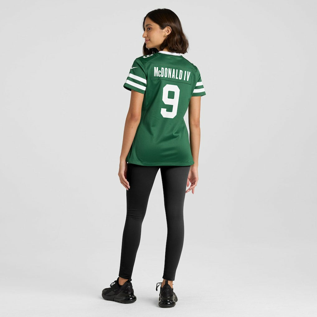 Will McDonald IV  Women's Team Game Jersey - New York Jets Jerseys