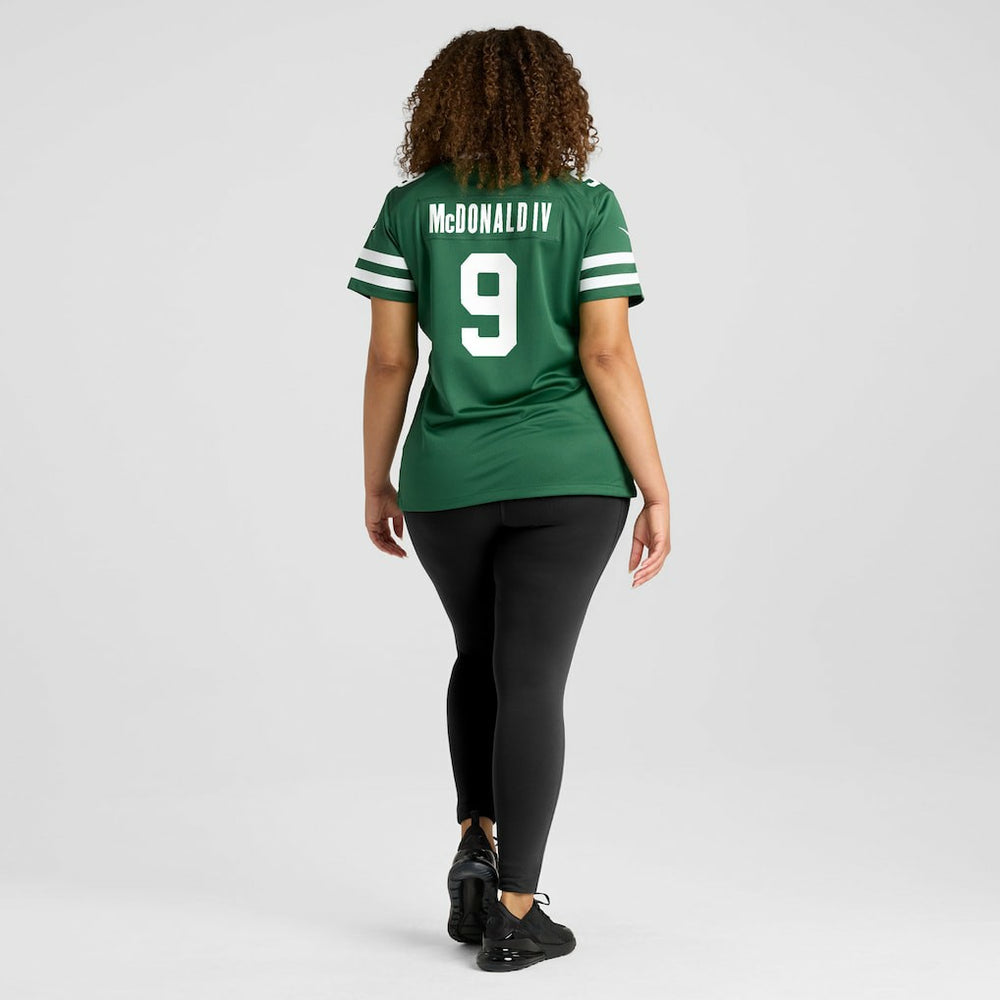 Will McDonald IV  Women's Team Game Jersey - New York Jets Jerseys