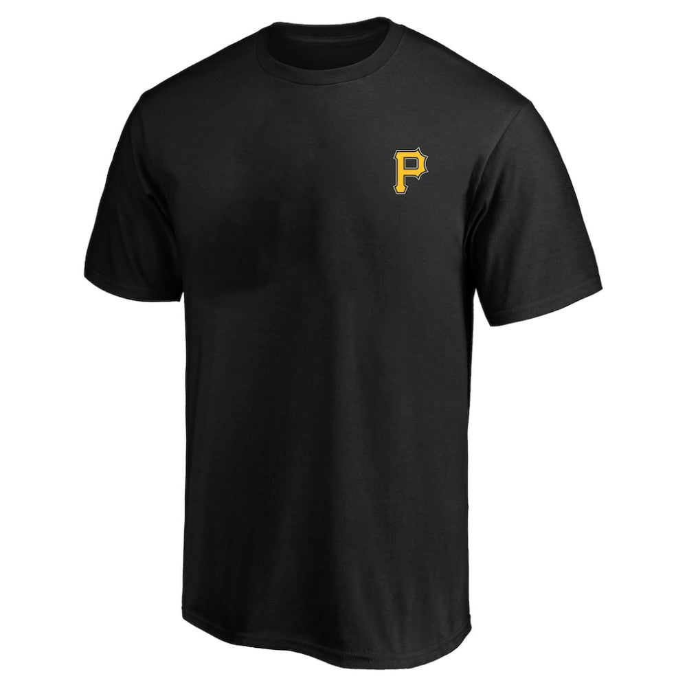 Black Pittsburgh Pirates Profile Big & Tall Two-Sided Graphic T-Shirt