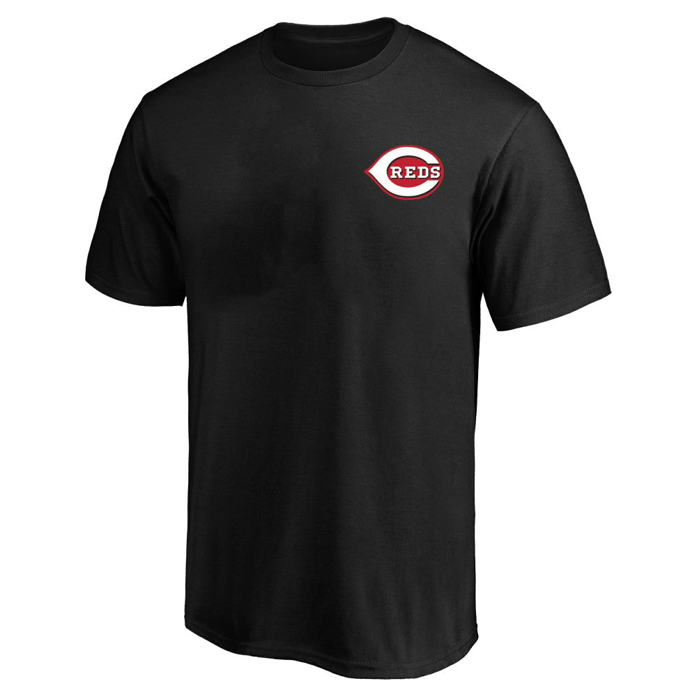 Black Cincinnati Reds Profile Big & Tall Two-Sided Graphic T-Shirt