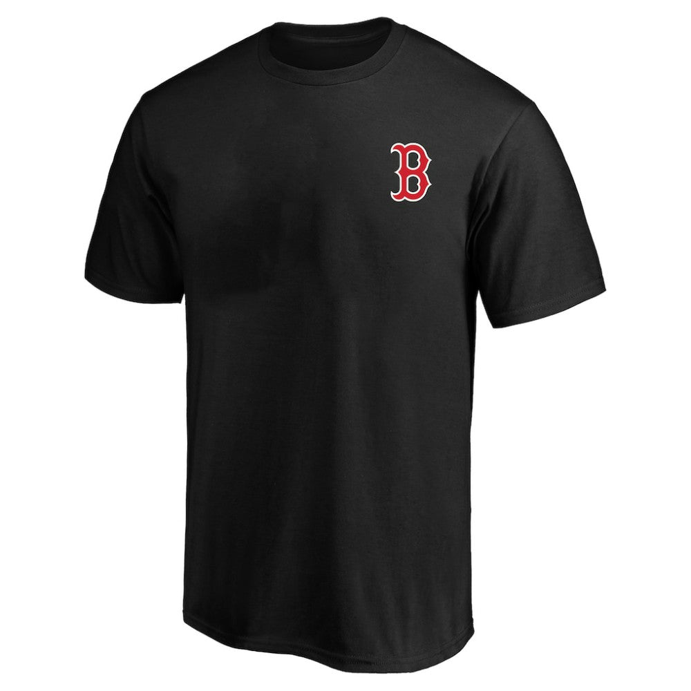 Black Boston Red Sox Profile Big & Tall Two-Sided Graphic T-Shirt
