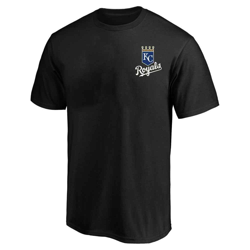 Black Kansas City Royals Profile Big & Tall Two-Sided Graphic T-Shirt