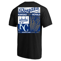 Black Kansas City Royals Profile Big & Tall Two-Sided Graphic T-Shirt