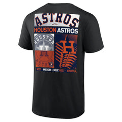 Black Houston Astros Profile Big & Tall Two-Sided Graphic T-Shirt