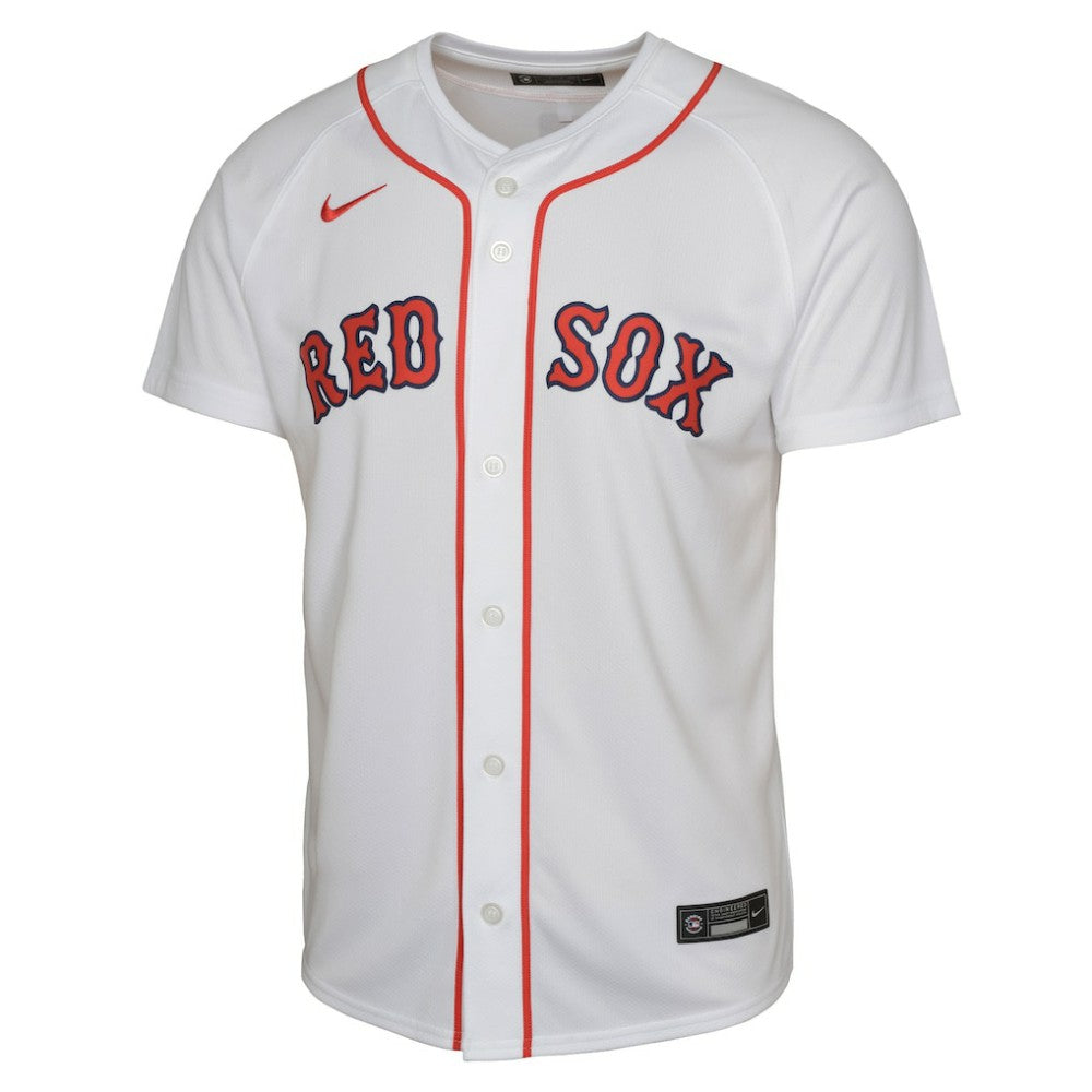 White Jarren Duran Boston Red Sox Nike Youth Limited Player Jersey