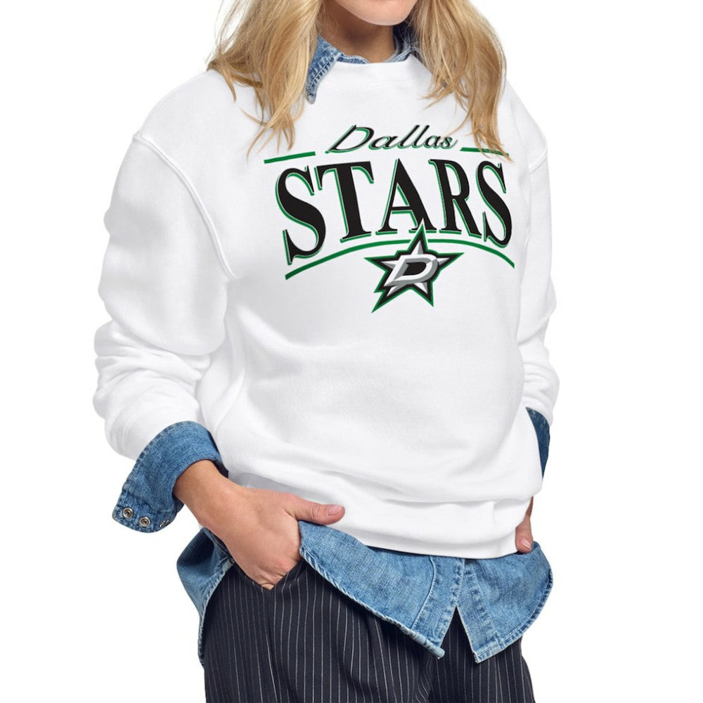 NHL Dallas Stars Starter Women's Arch Stripe Fleece Sweatshirt