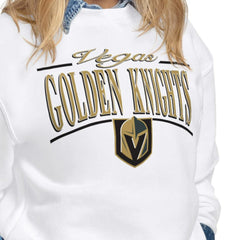 NHL Vegas Golden Knights Starter Women's Arch Stripe Fleece Sweatshirt