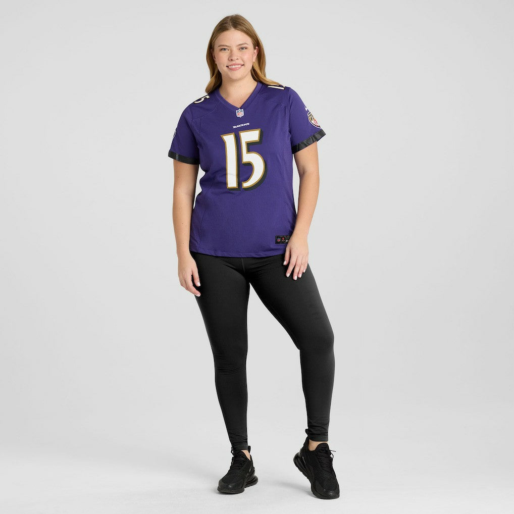Cooper Rush  Women's Team Game Jersey - Baltimore Ravens Jerseys