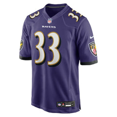 Tyler Loop  Team Game Jersey - Baltimore Ravens Jerseys