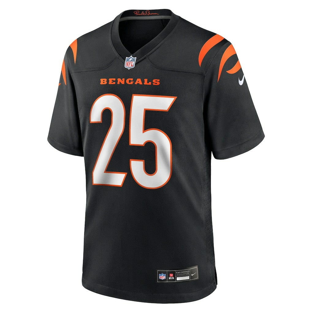 Tahj Brooks  Team Game Jersey - Cincinnati Bengals Jerseys