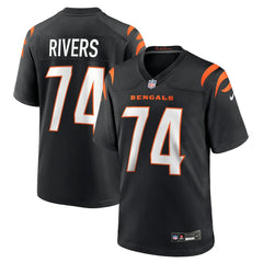 Jalen Rivers  Team Game Jersey - Cincinnati Bengals Jerseys