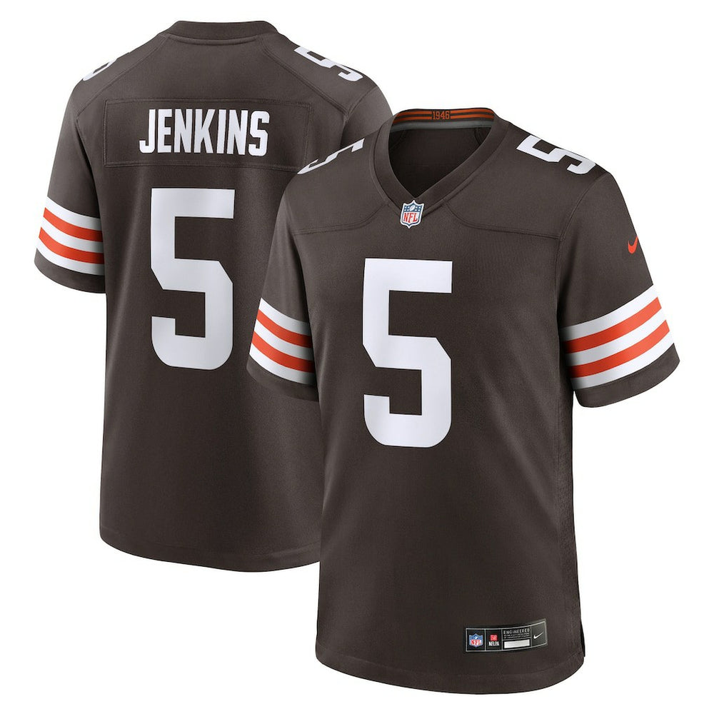 Rayshawn Jenkins  Team Game Jersey - Cleveland Browns Jerseys