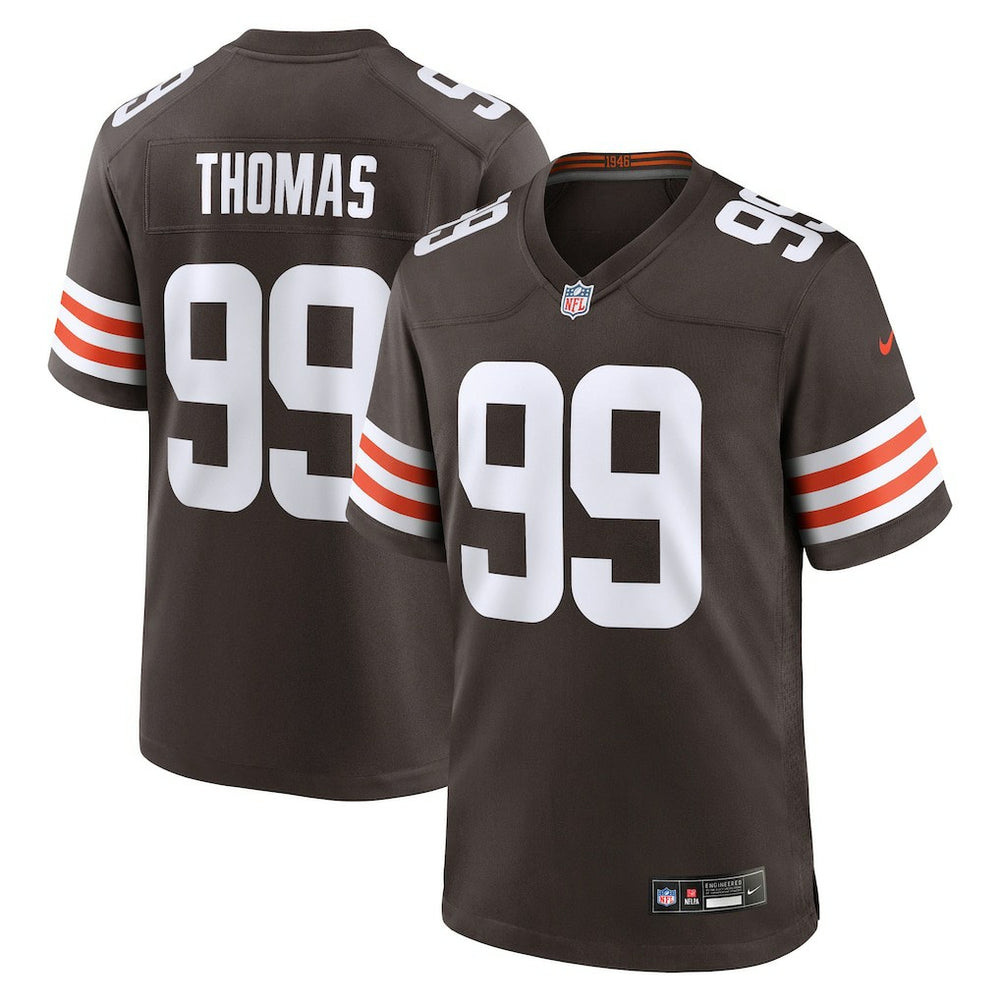 Cameron Thomas  Team Game Jersey - Cleveland Browns Jerseys