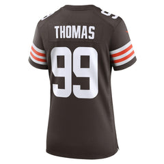 Cameron Thomas  Women's Team Game Jersey - Cleveland Browns Jerseys
