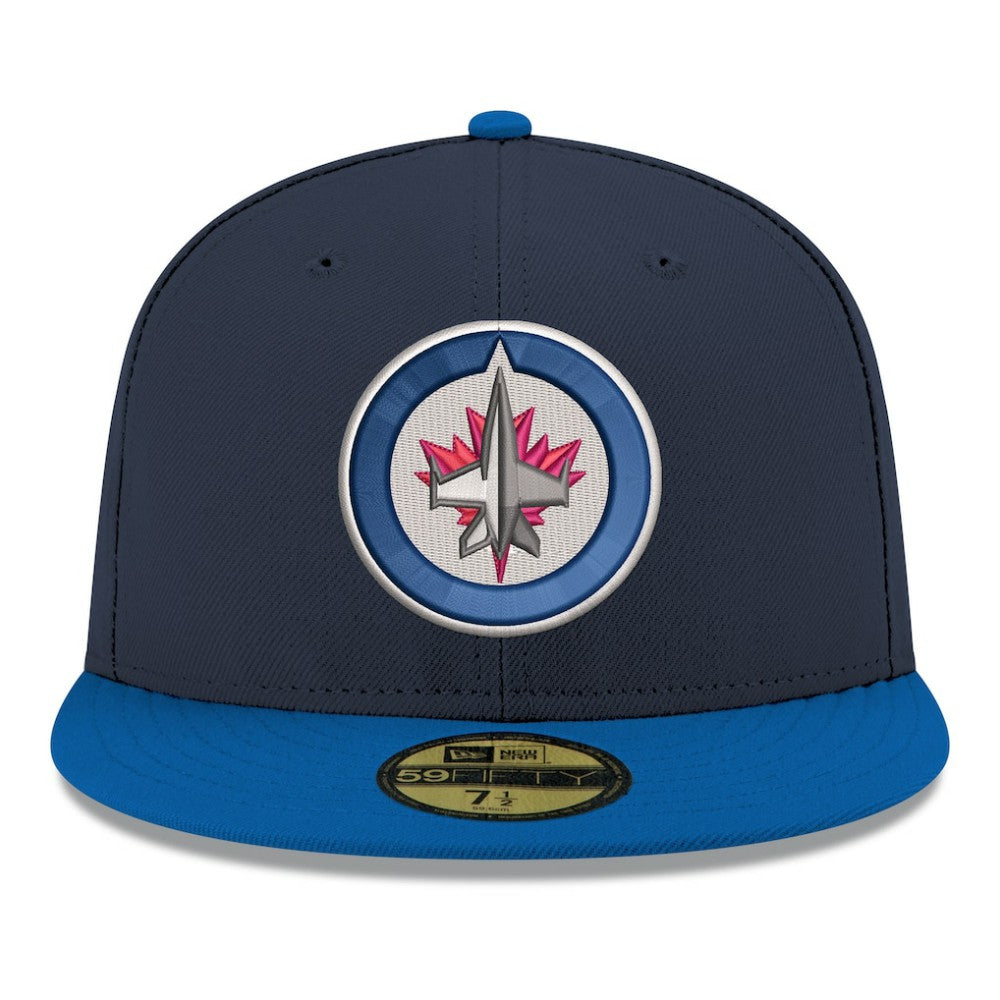 NHL Winnipeg Jets New Era Core Logo Two-Tone 59FIFTY Fitted Hat