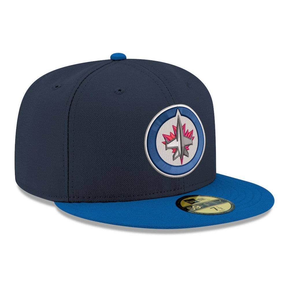 NHL Winnipeg Jets New Era Core Logo Two-Tone 59FIFTY Fitted Hat