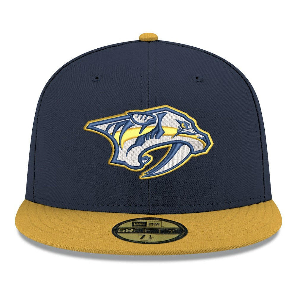 NHL Nashville Predators New Era Core Logo Two-Tone 59FIFTY Fitted Hat