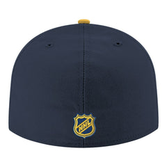 NHL Nashville Predators New Era Core Logo Two-Tone 59FIFTY Fitted Hat