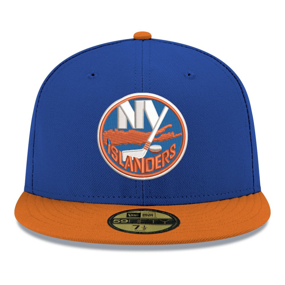 NHL New York Islanders New Era Core Logo Two-Tone 59FIFTY Fitted Hat