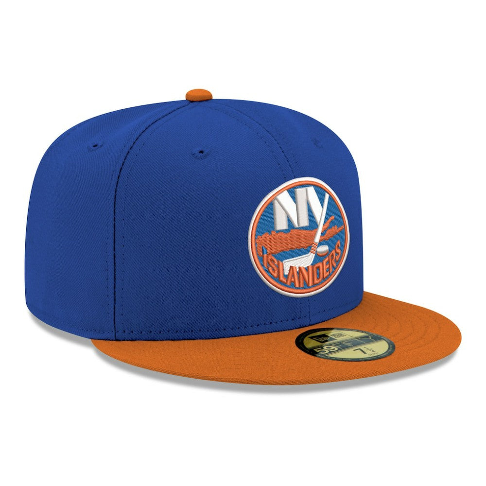 NHL New York Islanders New Era Core Logo Two-Tone 59FIFTY Fitted Hat