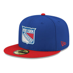 NHL New York Rangers New Era Core Logo Two-Tone 59FIFTY Fitted Hat
