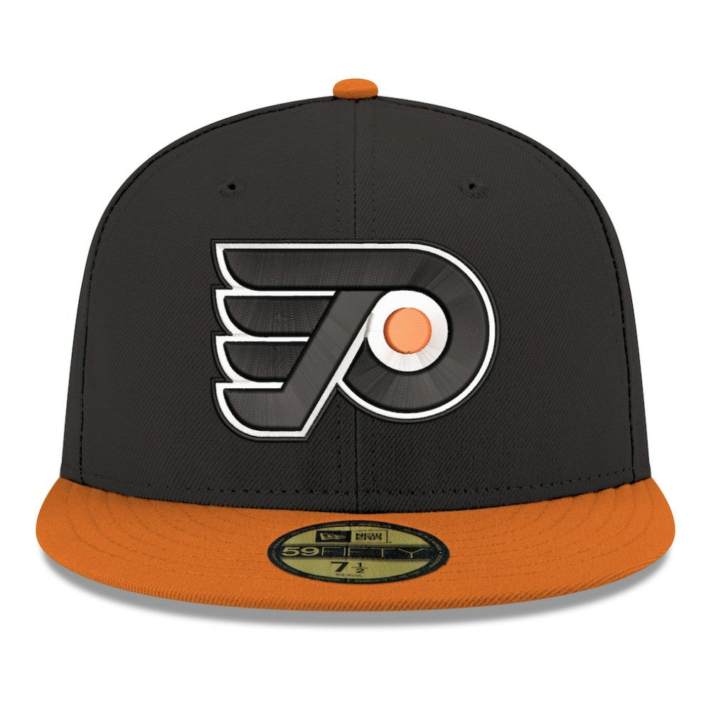 NHL Philadelphia Flyers New Era Core Logo Two-Tone 59FIFTY Fitted Hat