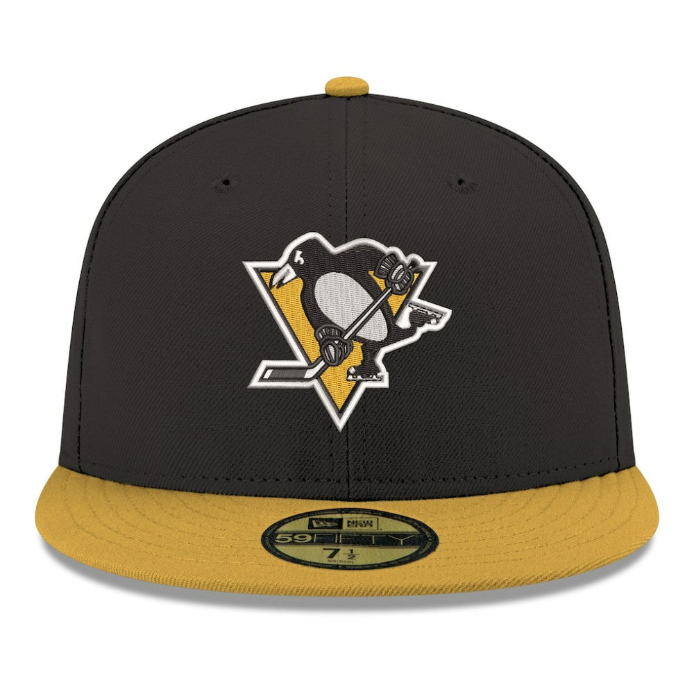 NHL Pittsburgh Penguins New Era Core Logo Two-Tone 59FIFTY Fitted Hat