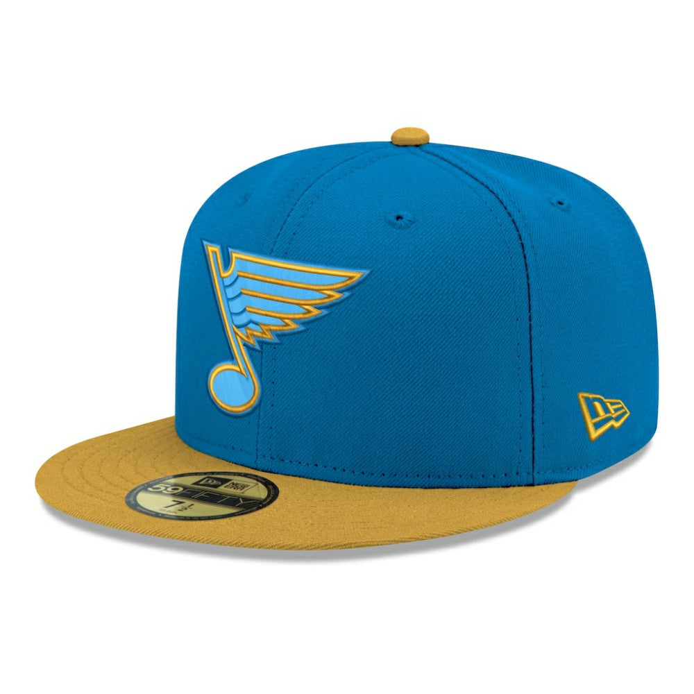 NHL St. Louis Blues New Era Core Logo Two-Tone 59FIFTY Fitted Hat