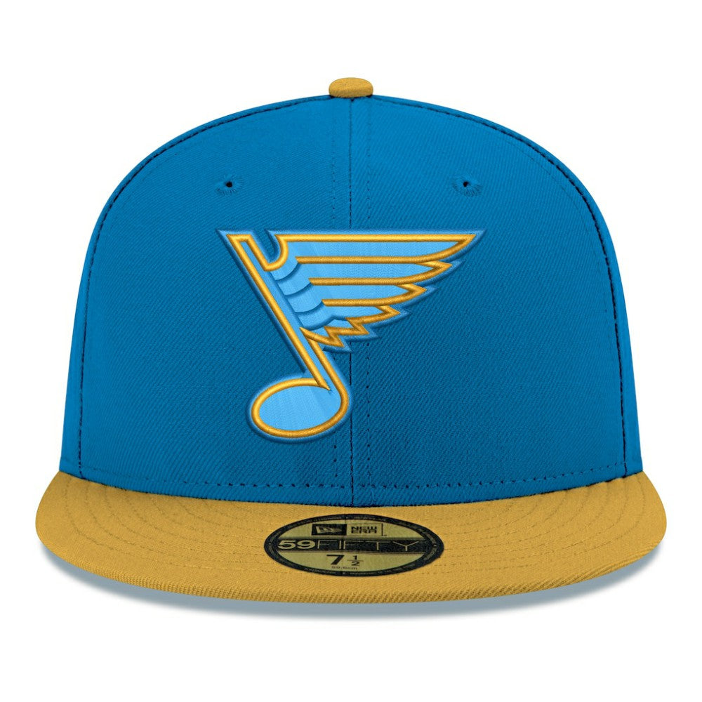NHL St. Louis Blues New Era Core Logo Two-Tone 59FIFTY Fitted Hat