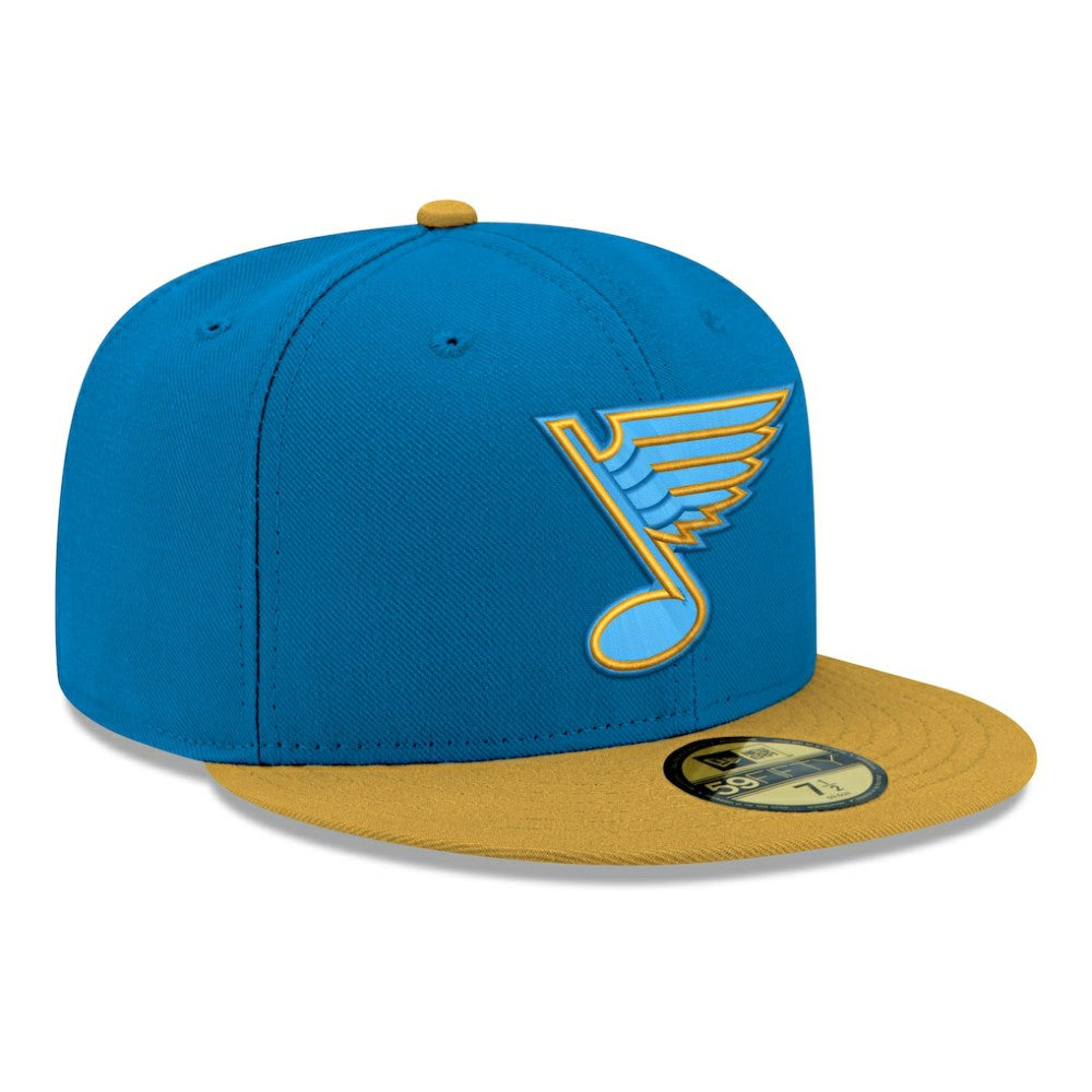 NHL St. Louis Blues New Era Core Logo Two-Tone 59FIFTY Fitted Hat