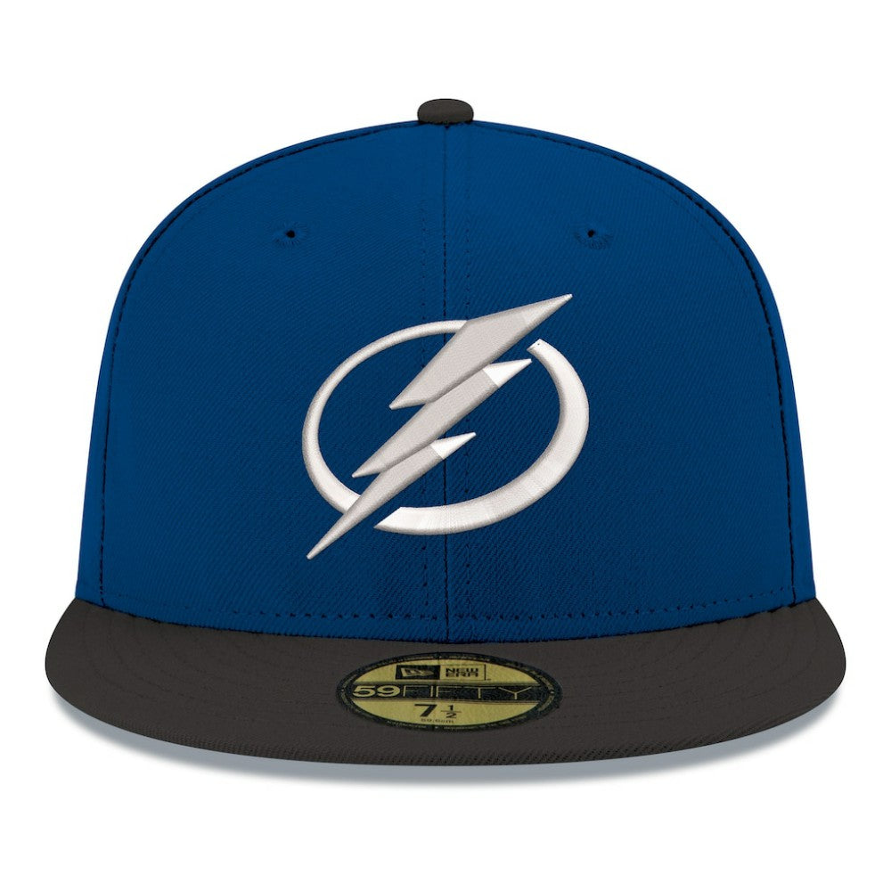 NHL Tampa Bay Lightning New Era Core Logo Two-Tone 59FIFTY Fitted Hat