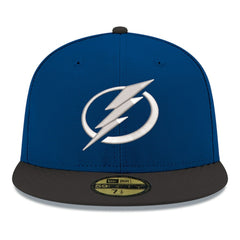 NHL Tampa Bay Lightning New Era Core Logo Two-Tone 59FIFTY Fitted Hat