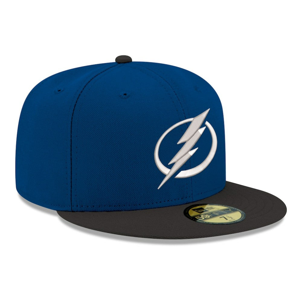 NHL Tampa Bay Lightning New Era Core Logo Two-Tone 59FIFTY Fitted Hat