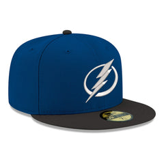 NHL Tampa Bay Lightning New Era Core Logo Two-Tone 59FIFTY Fitted Hat