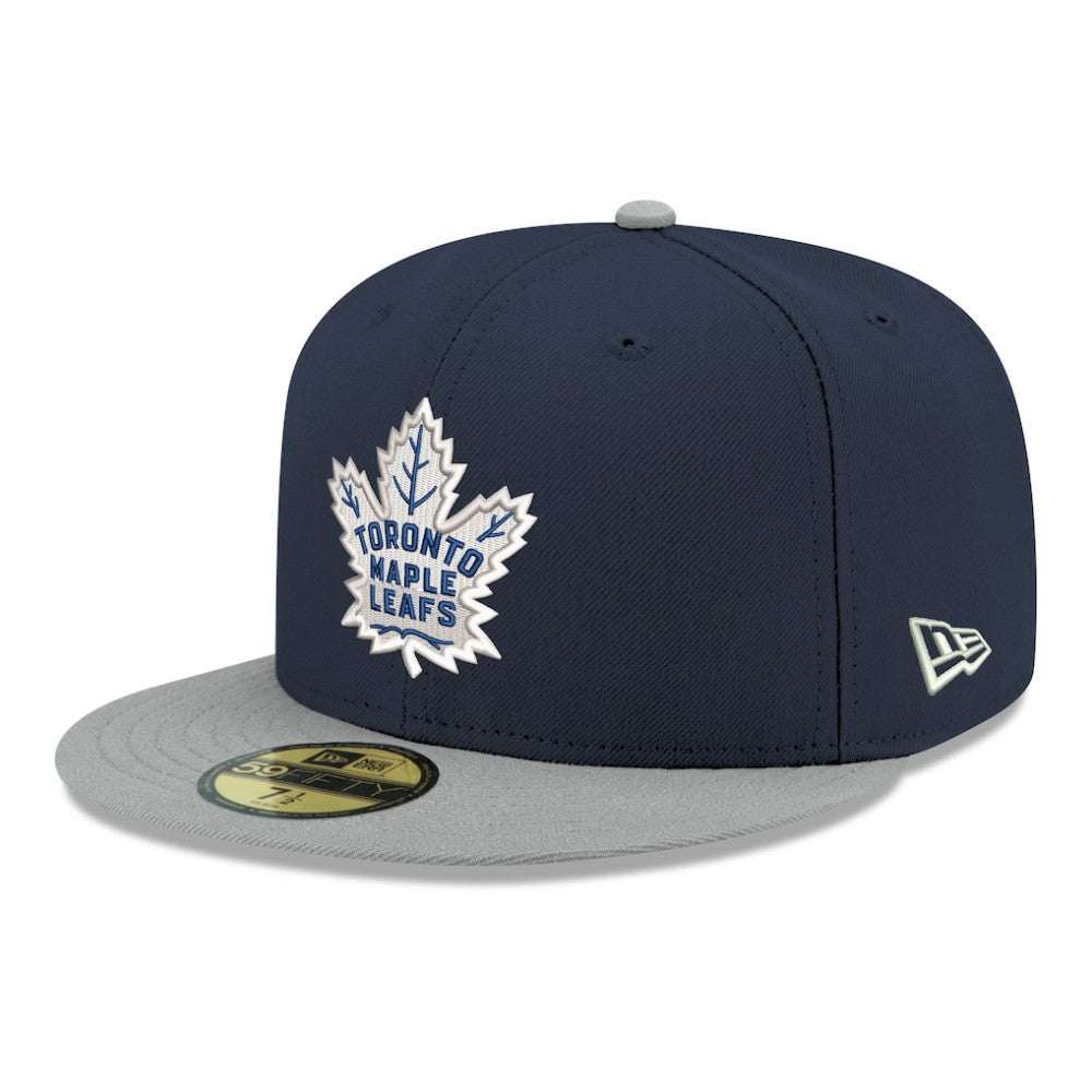 NHL Toronto Maple Leafs New Era Core Logo Two-Tone 59FIFTY Fitted Hat