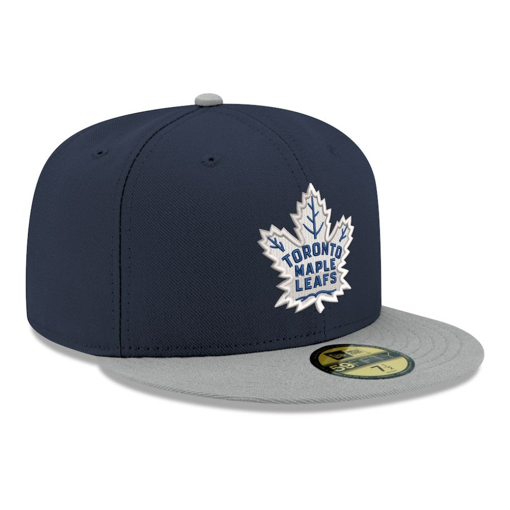 NHL Toronto Maple Leafs New Era Core Logo Two-Tone 59FIFTY Fitted Hat