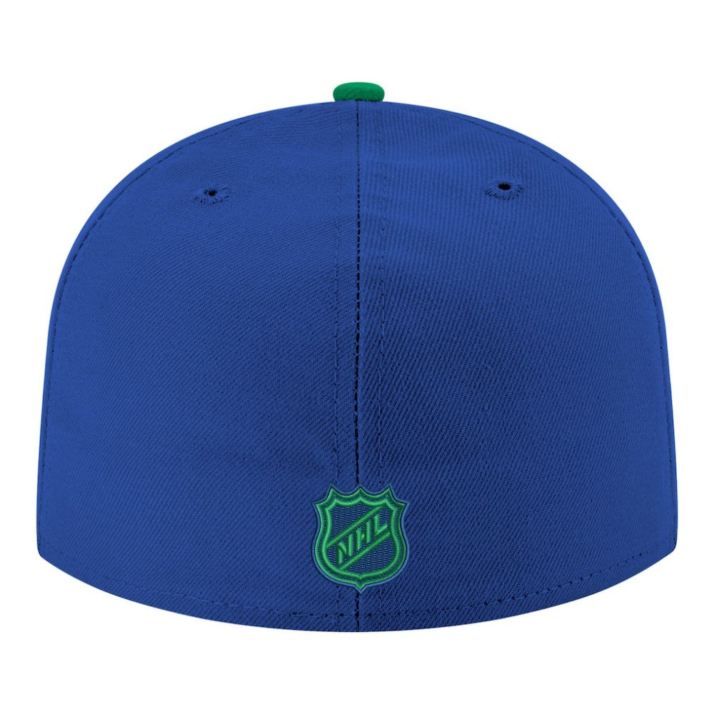 NHL Vancouver Canucks New Era Core Logo Two-Tone 59FIFTY Fitted Hat