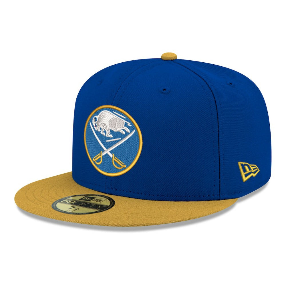 NHL Buffalo Sabres New Era Core Logo Two-Tone 59FIFTY Fitted Hat