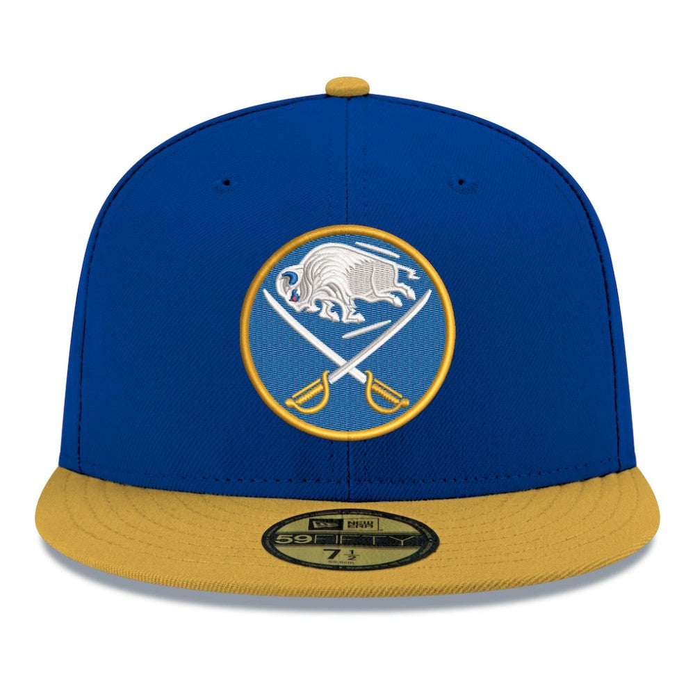 NHL Buffalo Sabres New Era Core Logo Two-Tone 59FIFTY Fitted Hat