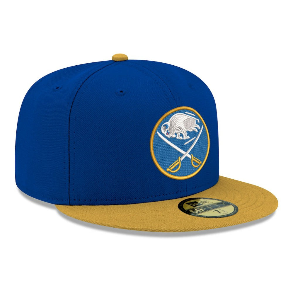 NHL Buffalo Sabres New Era Core Logo Two-Tone 59FIFTY Fitted Hat