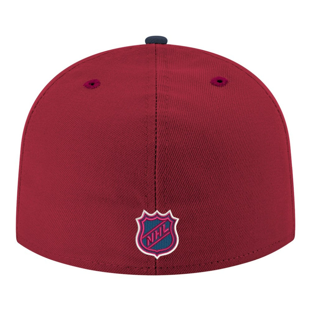 NHL Colorado Avalanche New Era Core Logo Two-Tone 59FIFTY Fitted Hat