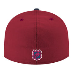 NHL Colorado Avalanche New Era Core Logo Two-Tone 59FIFTY Fitted Hat