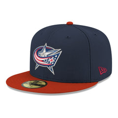 NHL Columbus Blue Jackets New Era Core Logo Two-Tone 59FIFTY Fitted Hat