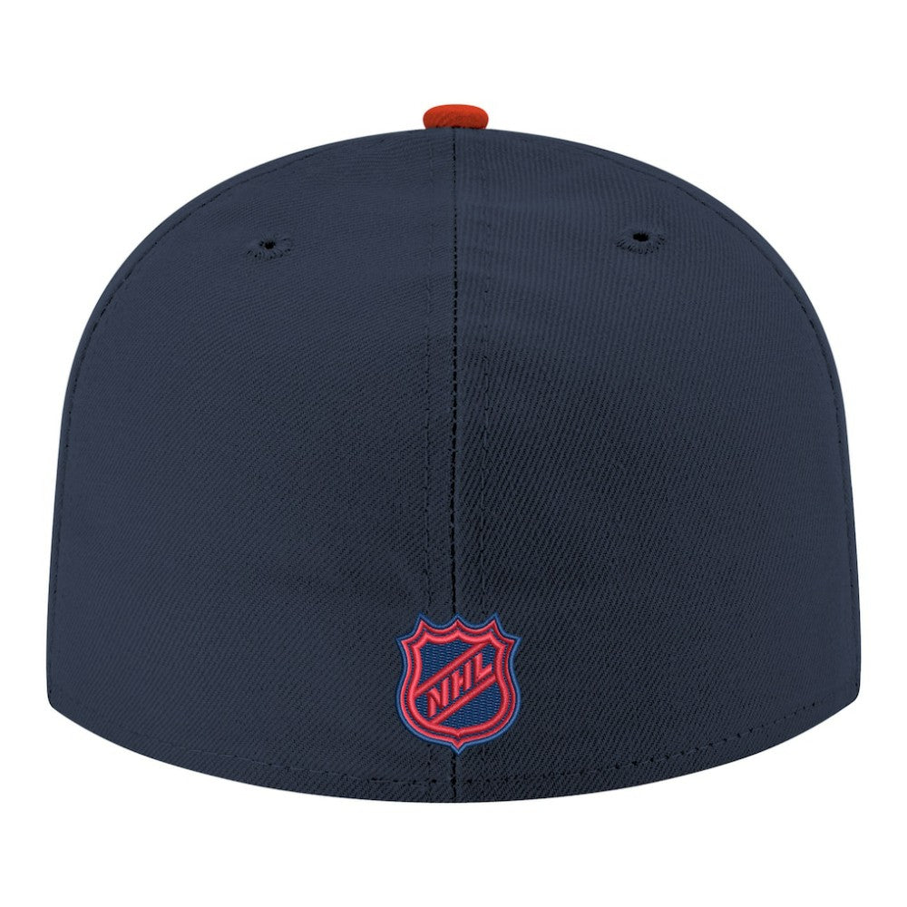 NHL Columbus Blue Jackets New Era Core Logo Two-Tone 59FIFTY Fitted Hat