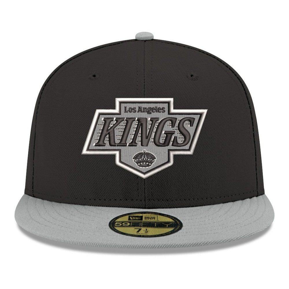 NHL Los Angeles Kings New Era Core Logo Two-Tone 59FIFTY Fitted Hat