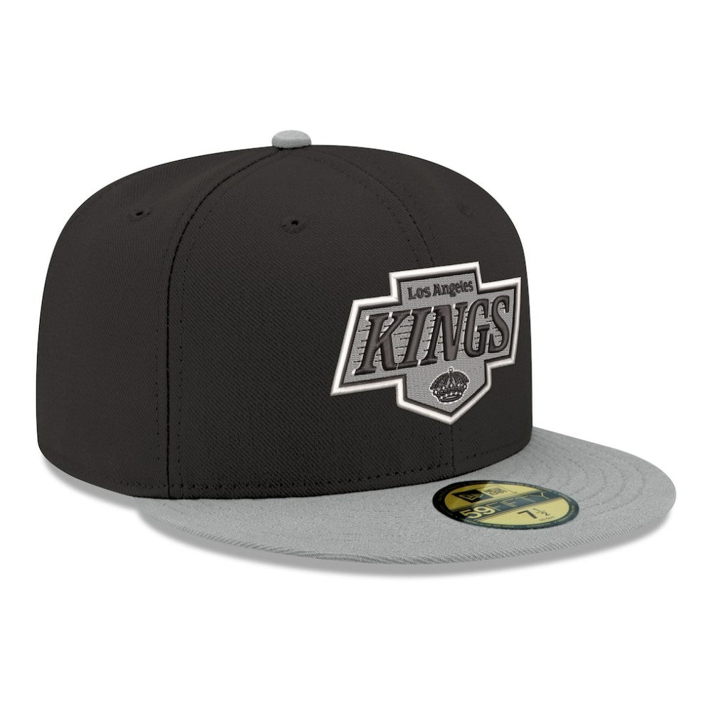 NHL Los Angeles Kings New Era Core Logo Two-Tone 59FIFTY Fitted Hat